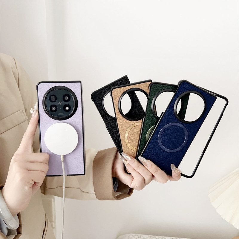 Hülle Oppo Find N5 Handyhülle Magsafe-kompatibles Kunstleder