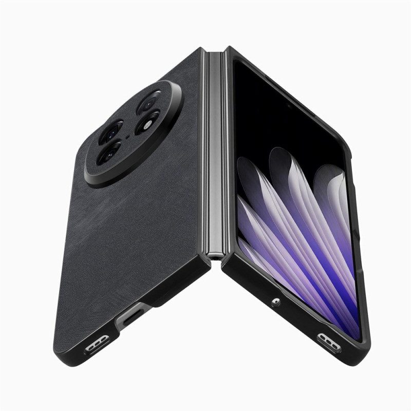 Hülle Oppo Find N5 Retro-leder