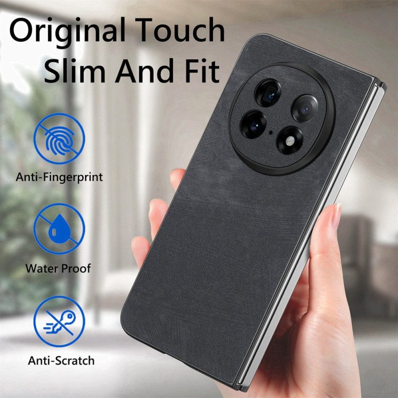 Hülle Oppo Find N5 Retro-leder