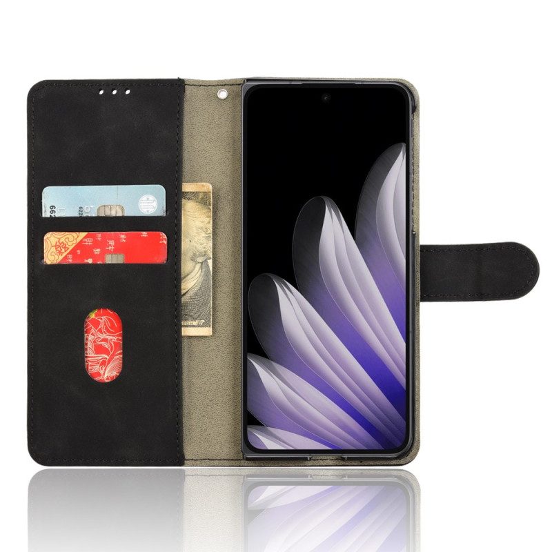 Lederhüllen Oppo Find N5 Handyhülle Wildlederoptik