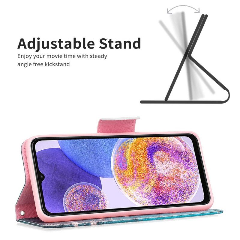 Flip Case Für Samsung Galaxy M23 5G Baumdekoration