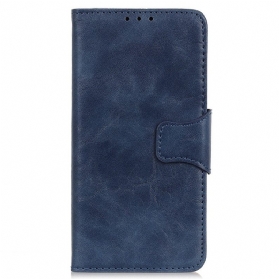 Flip Case Für Samsung Galaxy M23 5G Wendeverschluss Aus Spaltleder