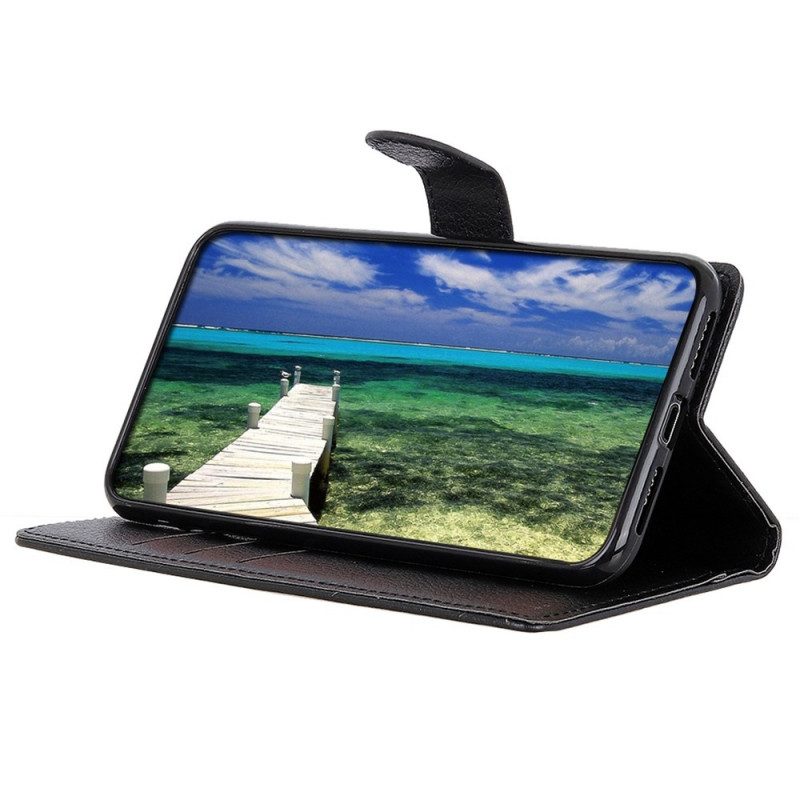 Lederhüllen Für Samsung Galaxy M23 5G Traditioneller Lederstil