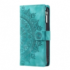 Case Xiaomi Redmi Note 14 Pro Plus 5g Geldbörse In Mandala-wildlederoptik