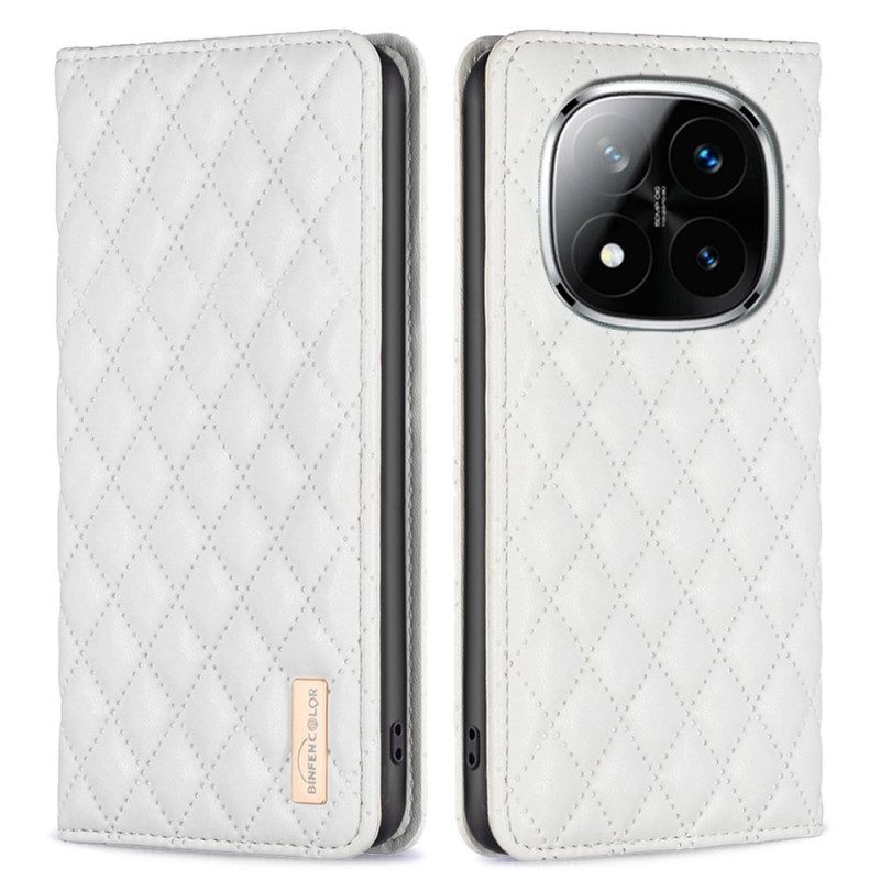 Flip Case Für Xiaomi Redmi Note 14 Pro Plus 5g Binfen Color Gesteppt