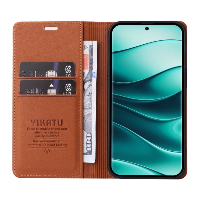 Flip Case Xiaomi Redmi Note 14 Pro Plus 5g Handyhülle Yikatu Kunstleder