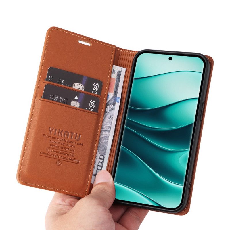 Flip Case Xiaomi Redmi Note 14 Pro Plus 5g Handyhülle Yikatu Kunstleder