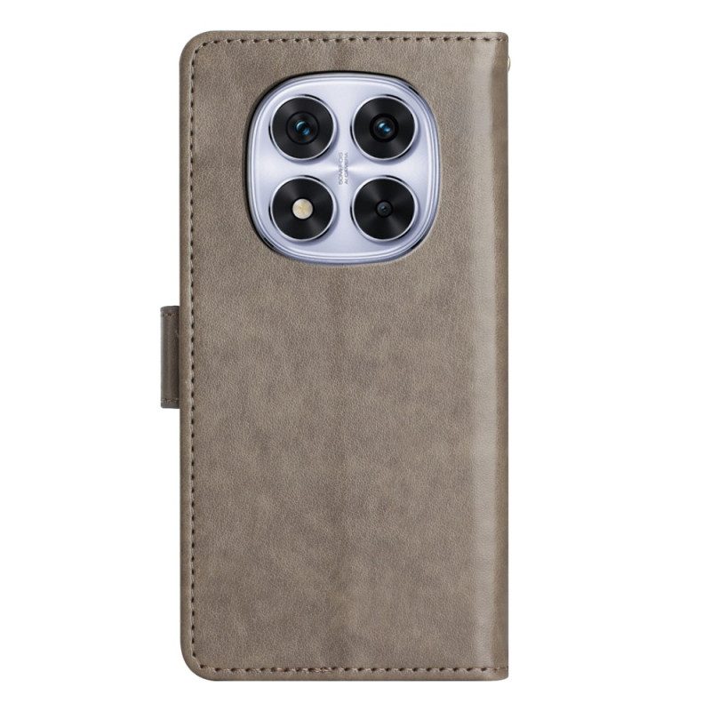 Lederhüllen Für Xiaomi Redmi Note 14 Pro Plus 5g Blumenmuster