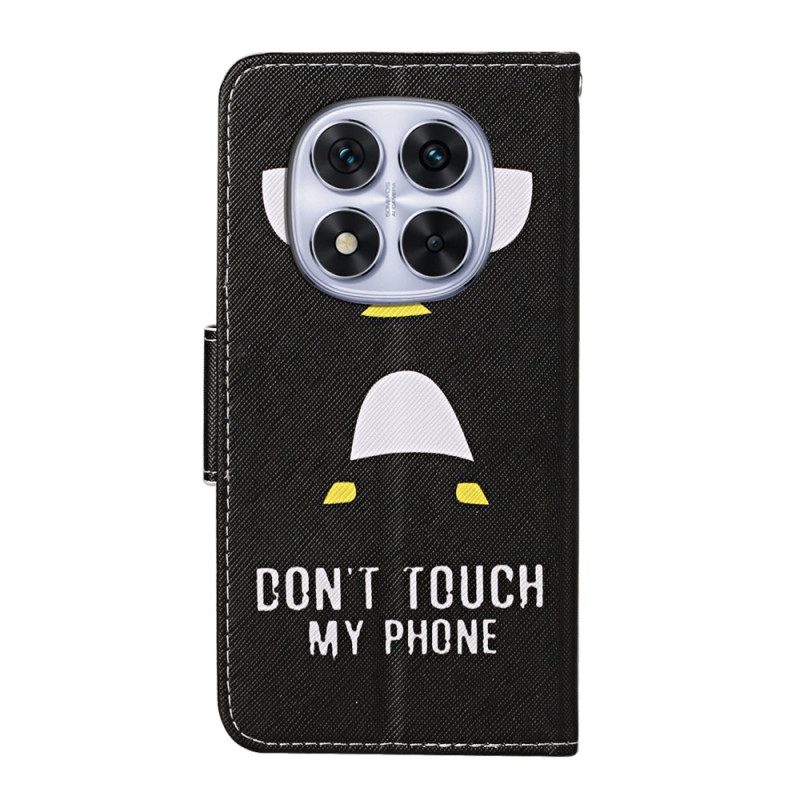 Lederhüllen Für Xiaomi Redmi Note 14 Pro Plus 5g Pinguinmuster