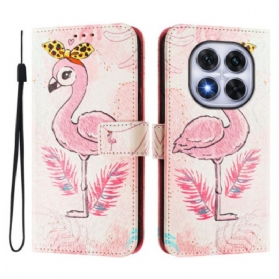 Lederhüllen Für Xiaomi Redmi Note 14 Pro Plus 5g Vogelmuster