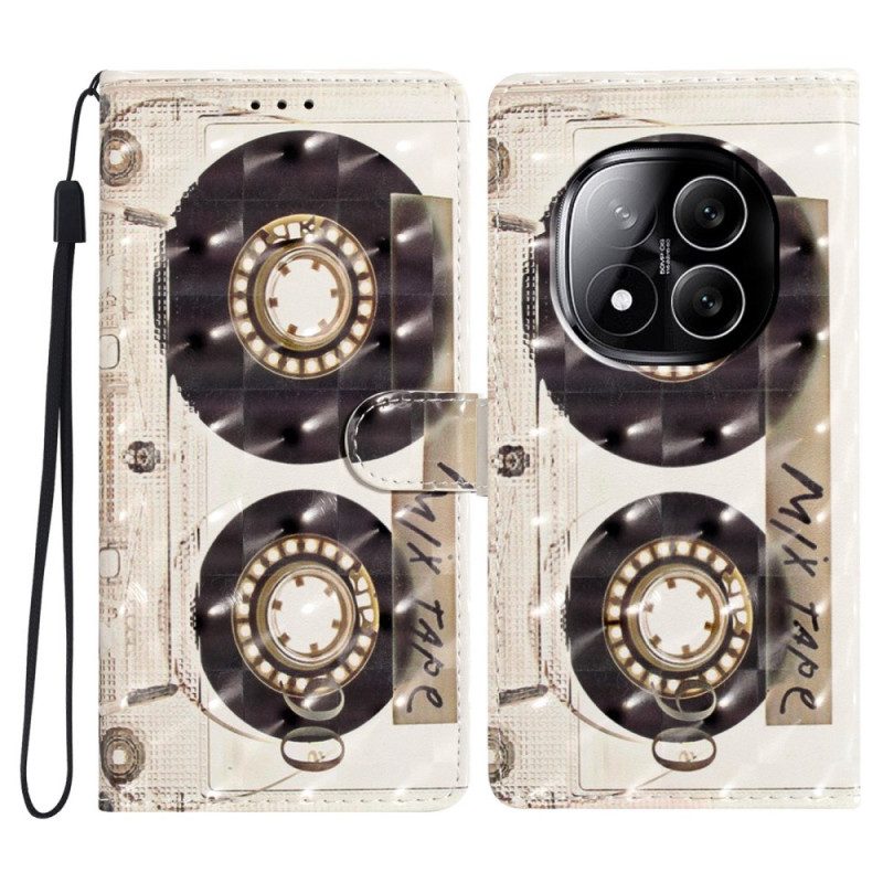 Lederhüllen Xiaomi Redmi Note 14 Pro Plus 5g Handyhülle 3d-kassette