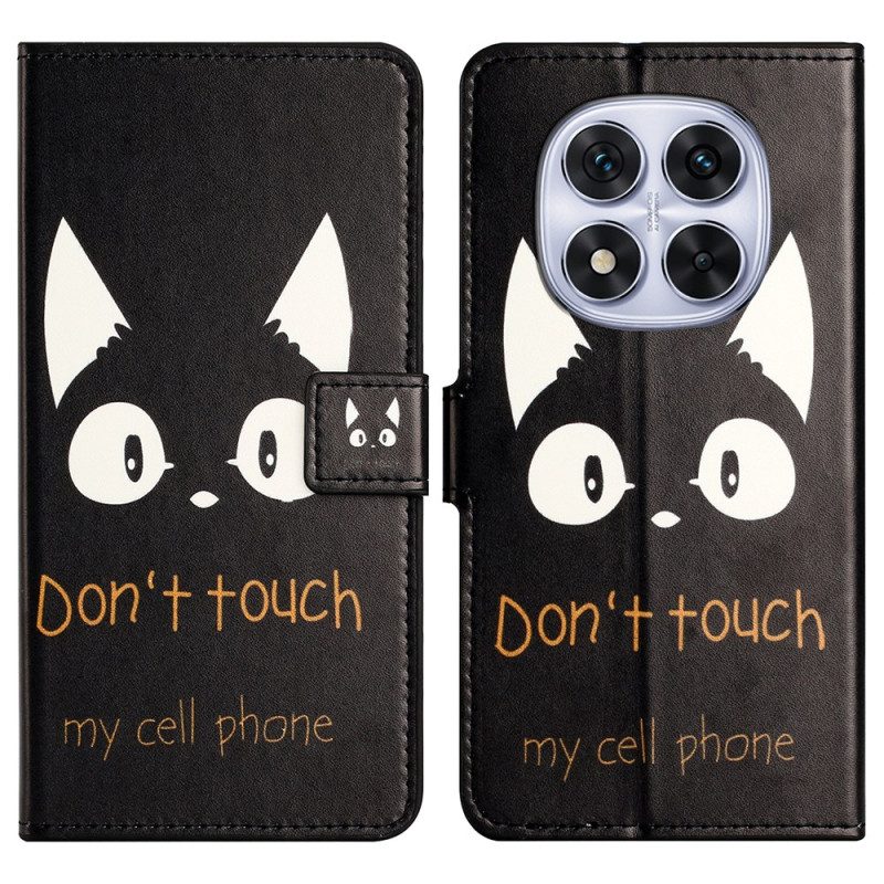 Lederhüllen Xiaomi Redmi Note 14 Pro Plus 5g Handyhülle Finger Weg Von Meinem Handy Telefon