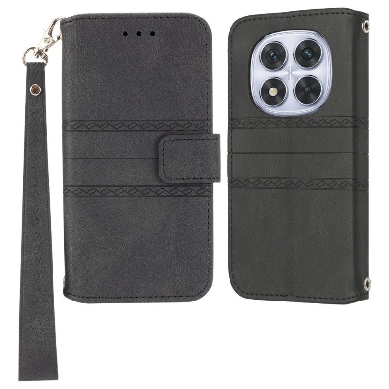 Lederhüllen Xiaomi Redmi Note 14 Pro Plus 5g Handyhülle Fries Und Riemen
