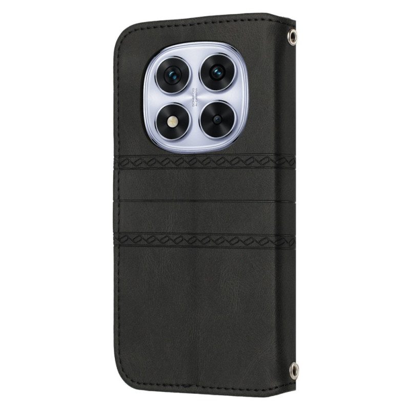 Lederhüllen Xiaomi Redmi Note 14 Pro Plus 5g Handyhülle Fries Und Riemen