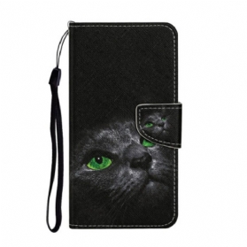 Lederhüllen Xiaomi Redmi Note 14 Pro Plus 5g Handyhülle Schwarze Katze