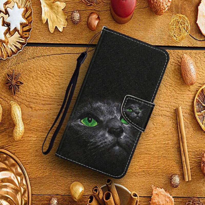 Lederhüllen Xiaomi Redmi Note 14 Pro Plus 5g Handyhülle Schwarze Katze