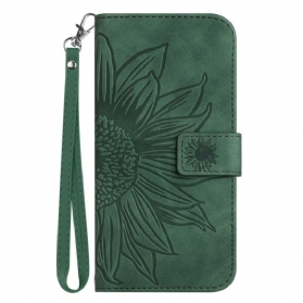 Lederhüllen Xiaomi Redmi Note 14 Pro Plus 5g Handyhülle Sonnenblumenmuster