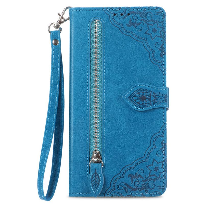 Lederhüllen Xiaomi Redmi Note 14 Pro Plus 5g Handyhülle Spitze Mit Reißverschlusstasche