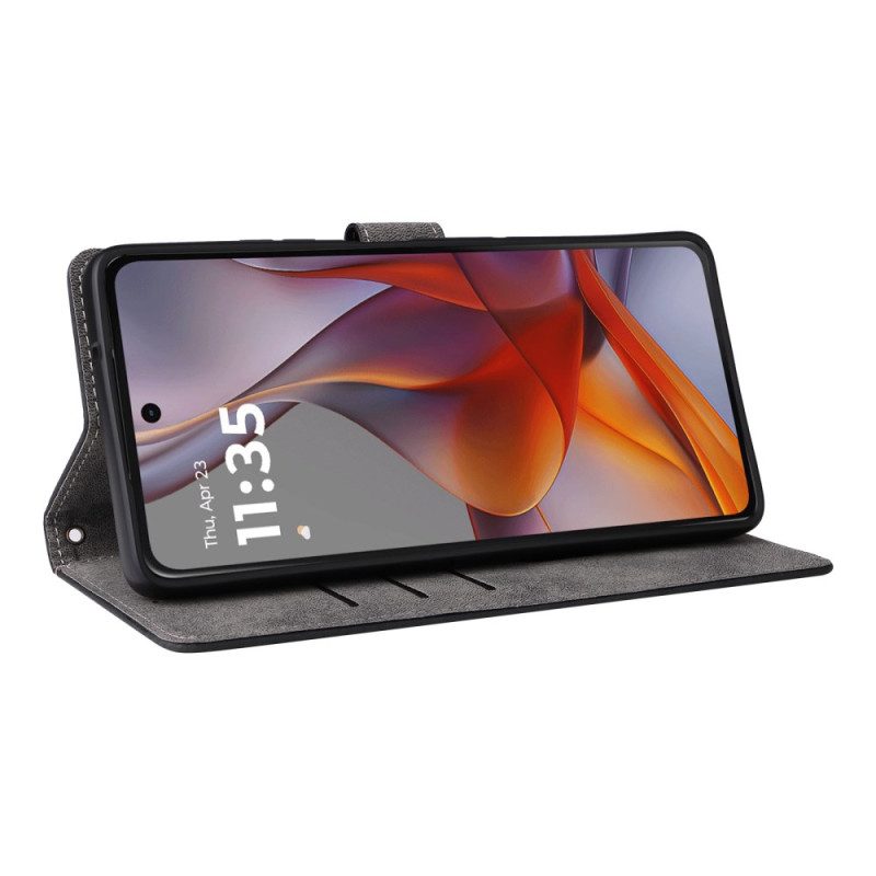 Lederhüllen Xiaomi Redmi Note 14 Pro Plus 5g Handyhülle Wildledervariante Mit Riemen