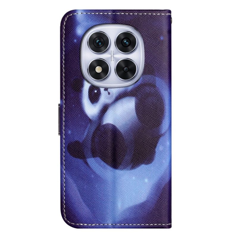 Lederhüllen Xiaomi Redmi Note 14 Pro Plus 5g Panda-muster