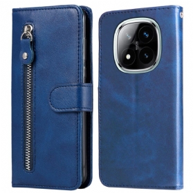 Lederhüllen Xiaomi Redmi Note 14 Pro Plus 5g Reißverschlusstasche