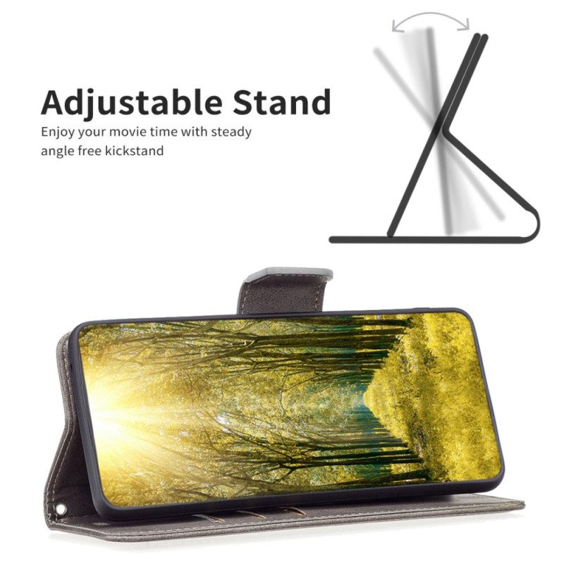 Lederhüllen Xiaomi Redmi Note 14 Pro Plus 5g Schräger Riemenverschluss