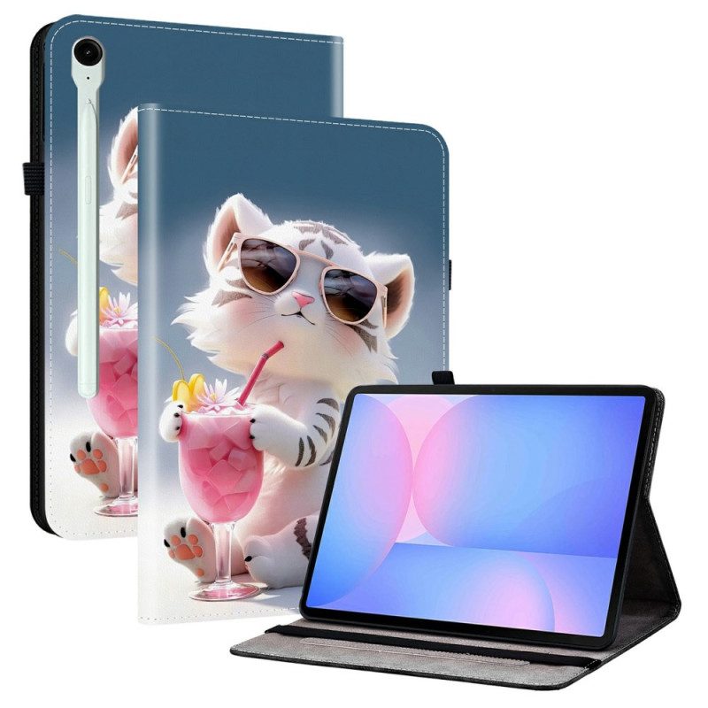 Case Für Samsung Galaxy Tab S10 Fe Plus Cartoon-tiger