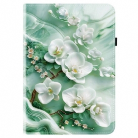 Case Samsung Galaxy Tab S10 Fe Plus Jade-blumen