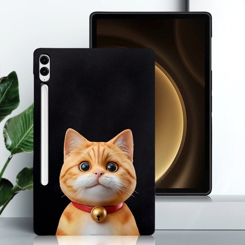 Hülle Samsung Galaxy Tab S10 Fe Plus Katzen-stifthalter