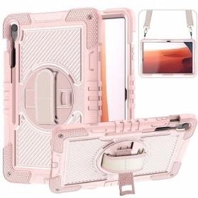 Hülle Samsung Galaxy Tab S10 Fe Plus Ständer Und Schultergurt