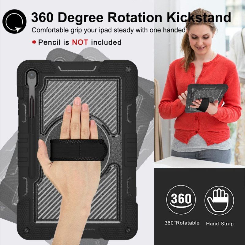 Hülle Samsung Galaxy Tab S10 Fe Plus Ständer Und Schultergurt