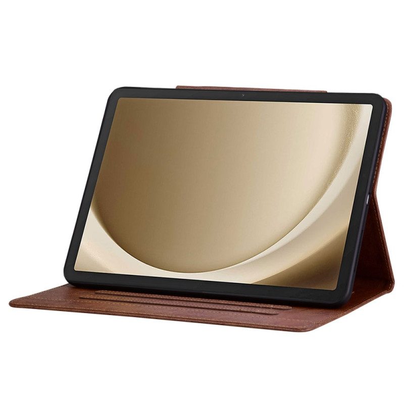 Lederhüllen Samsung Galaxy Tab S10 Fe Plus Katzenverschluss