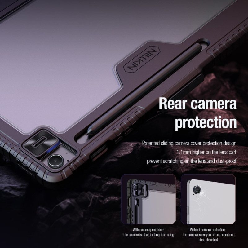 Samsung Galaxy Tab S10 Fe Plus Nillkin Bumper Mit Origami-ständer Und Schiebeabdeckung