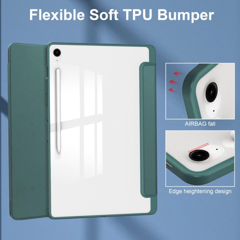 Samsung Galaxy Tab S10 Fe Plus Transparentes Hybridmuster