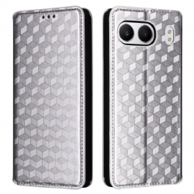 Flip Case Für Oneplus Nord 4 Rautenmuster