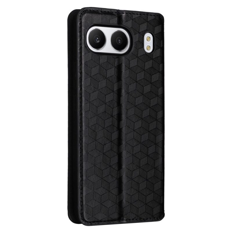 Flip Case Für Oneplus Nord 4 Rautenmuster