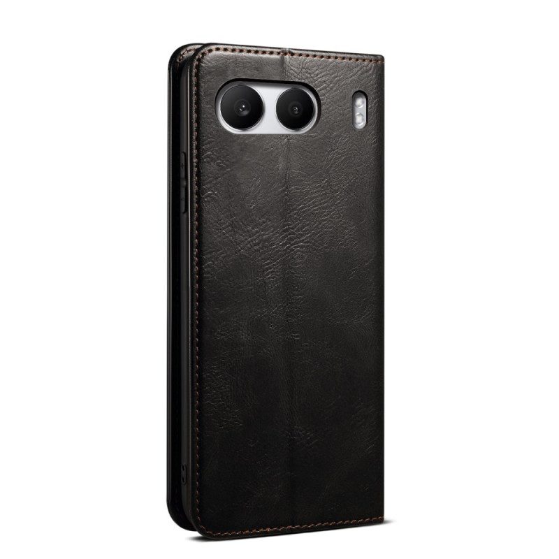 Flip Case Oneplus Nord 4 Gewachstes Kunstleder