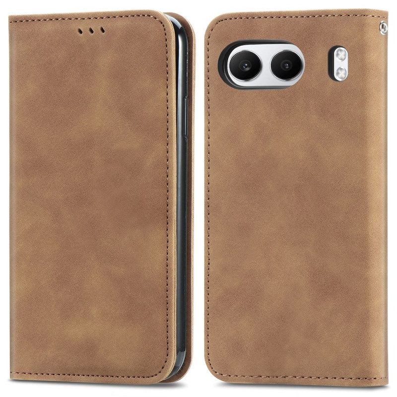Flip Case Oneplus Nord 4 Wildlederoptik