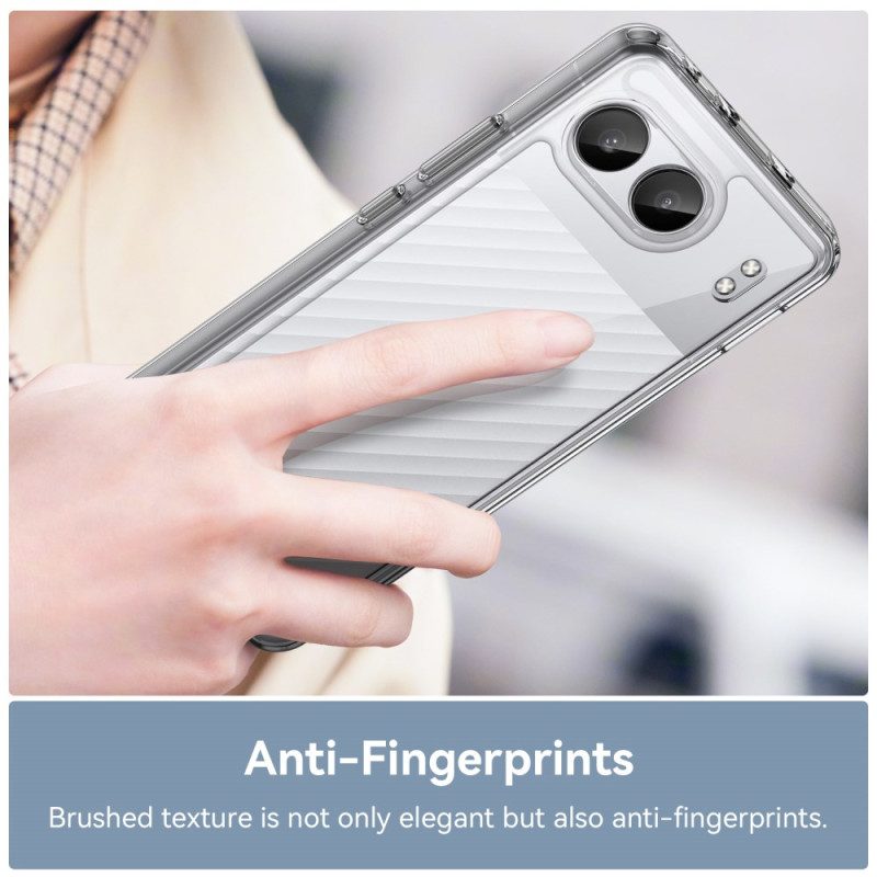 Hülle Für Oneplus Nord 4 Transparent Mit Displayschutzfolie Aus Gehärtetem Glas