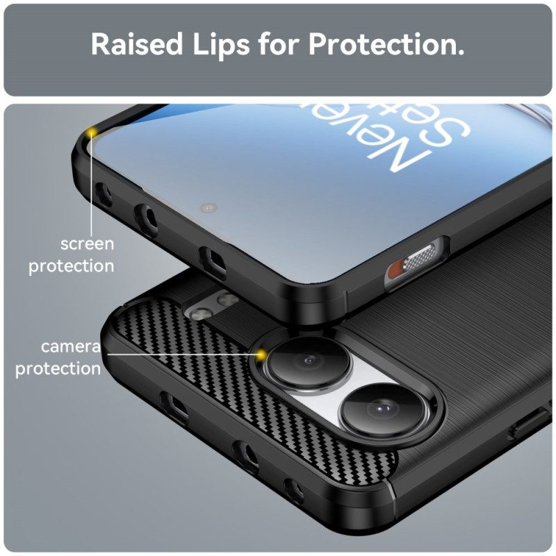 Hülle Oneplus Nord 4 Gebürstete Kohlefaser