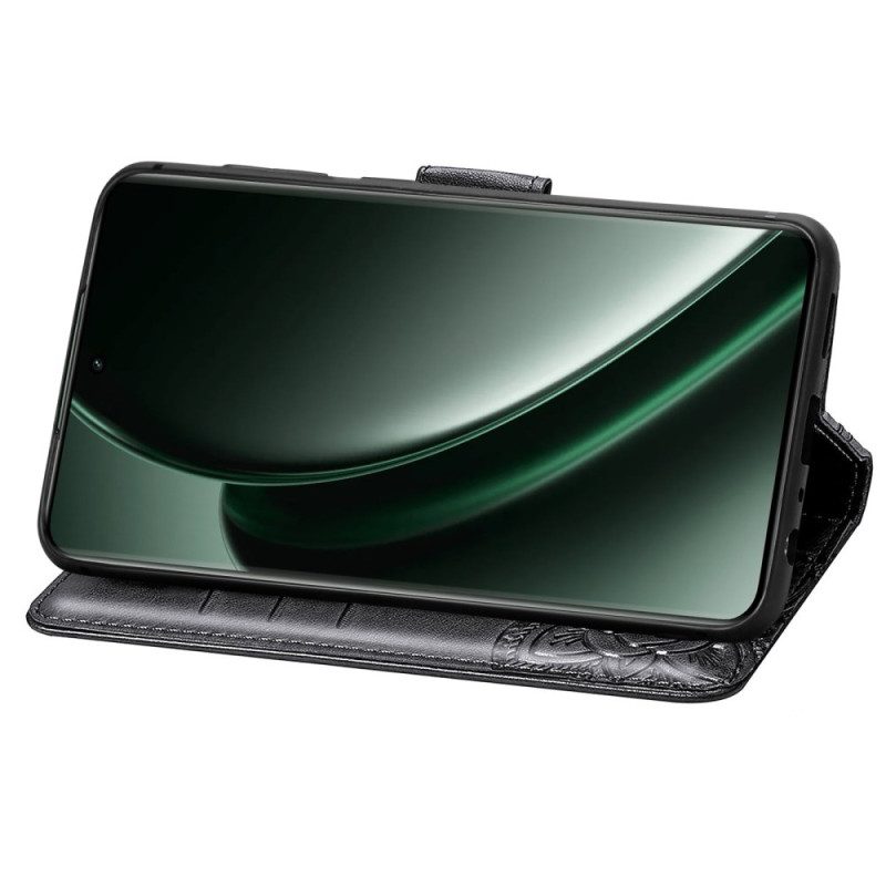 Lederhüllen Für Oneplus Nord 4 Barocker Schmetterling