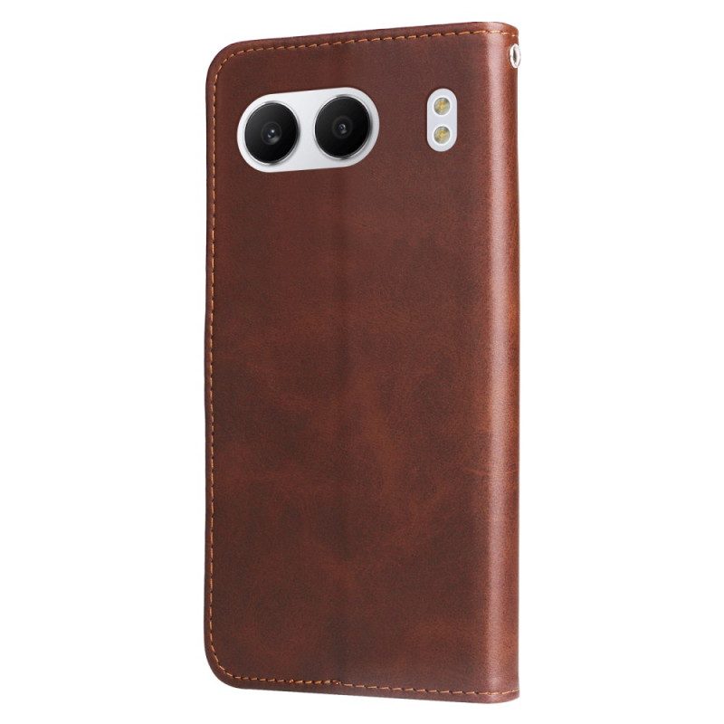 Lederhüllen Für Oneplus Nord 4 Geldbörse Mit Reißverschluss