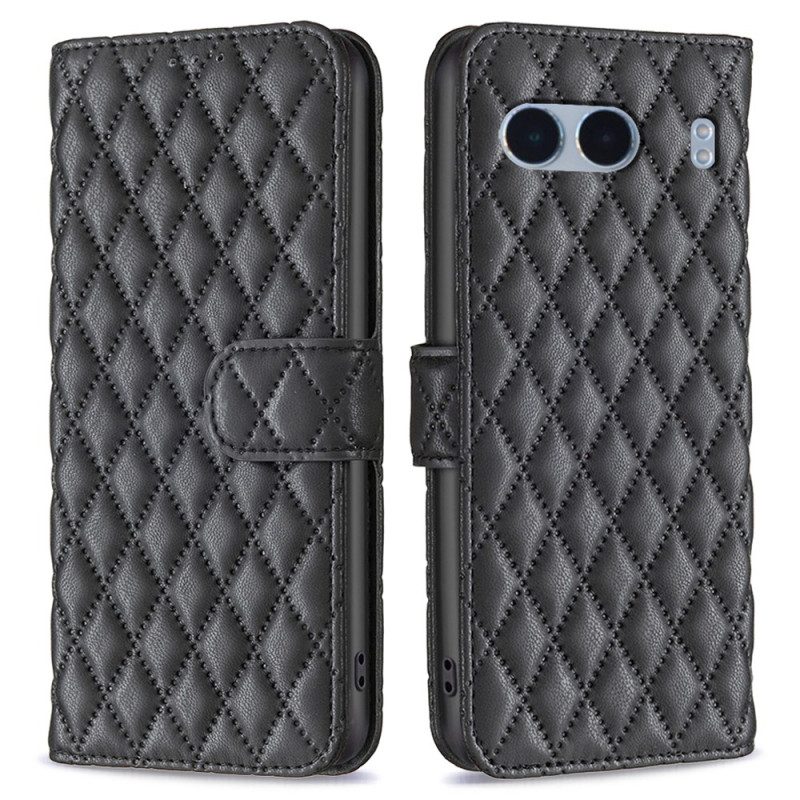 Lederhüllen Für Oneplus Nord 4 Gesteppt Binfen Color