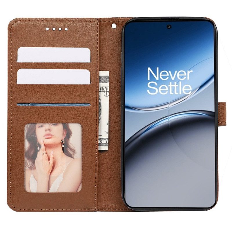 Lederhüllen Für Oneplus Nord 4 Kubisches Muster