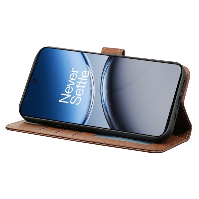 Lederhüllen Für Oneplus Nord 4 Kubisches Muster