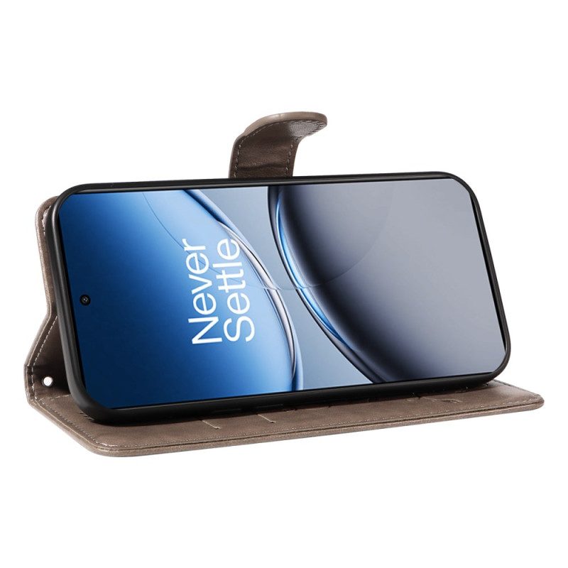 Lederhüllen Oneplus Nord 4 Blumenmuster