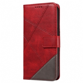 Lederhüllen Oneplus Nord 4 Geometrische Linien