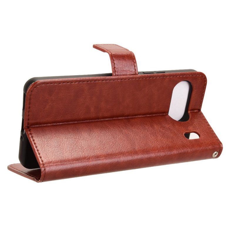 Lederhüllen Oneplus Nord 4 Handyhülle Auffälliges Kunstleder