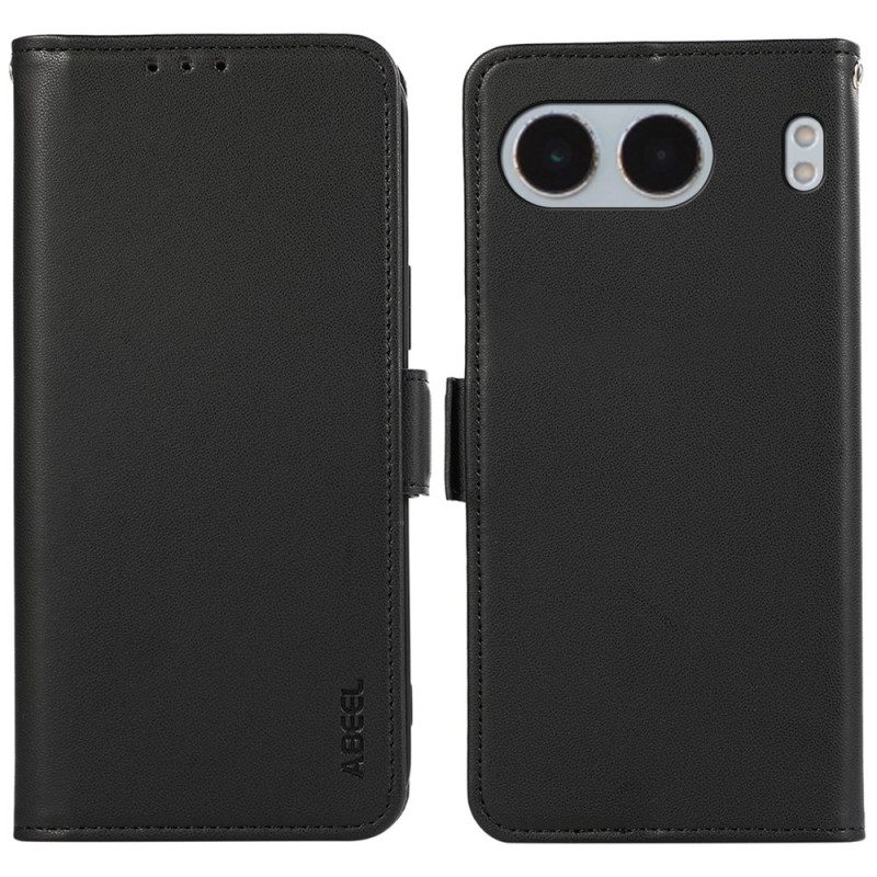 Lederhüllen Oneplus Nord 4 Handyhülle Klassisches Abeel