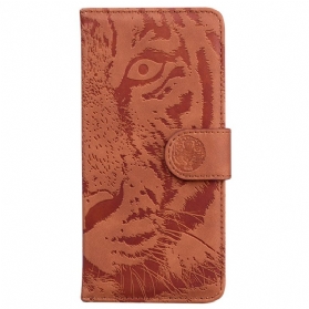 Lederhüllen Oneplus Nord 4 Handyhülle Tigerprint
